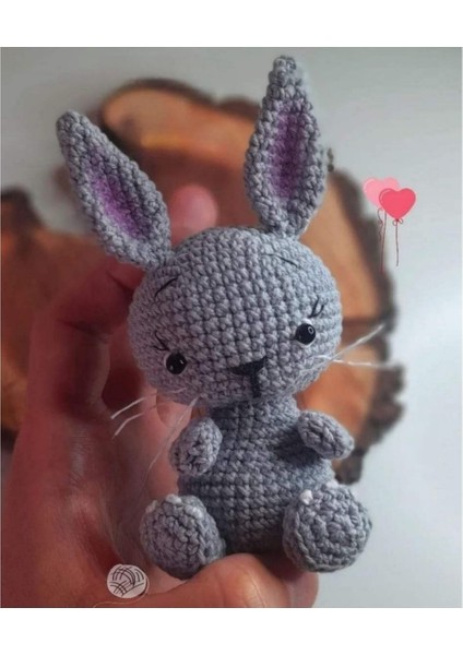 Amigurumi Oyuncak Tavşan Mini Ilk Arkadaşım 1 Adet
