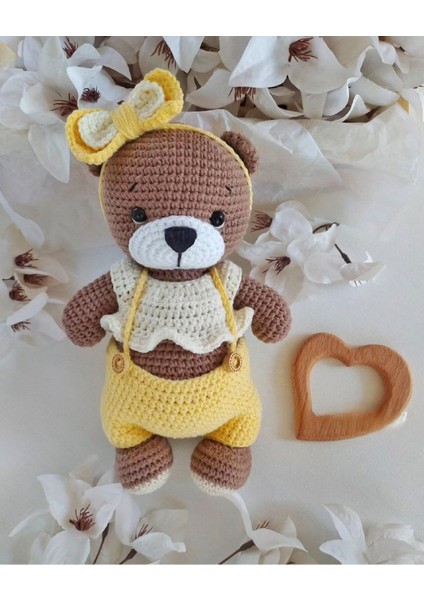 Elite Amigurumi Ayıcık Yellow 1 Adet