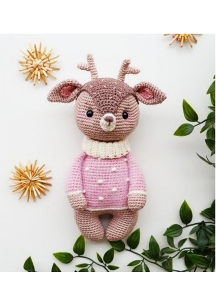 Amigurumi Oyuncak Geyik Selly 1 Adet