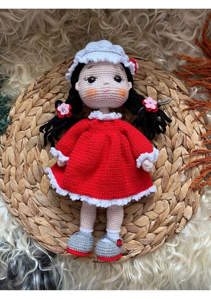 Amigurumi Kiraz Bebek Organik Oyuncak 1 Adet fiyatları