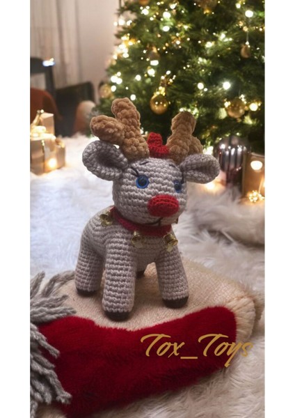 Elite Amigurumi %100 El Yapımı Sevimli Geyik ❤️❤️ 1 Adet
