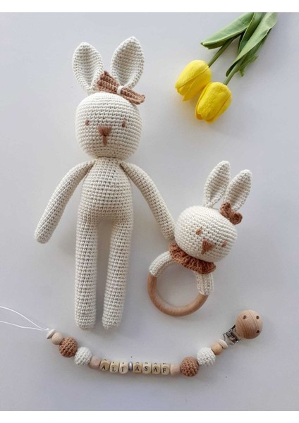 Elite Amigurumi Sadem Tavsan Set - Amigurumi Oyuncak 1 Adet
