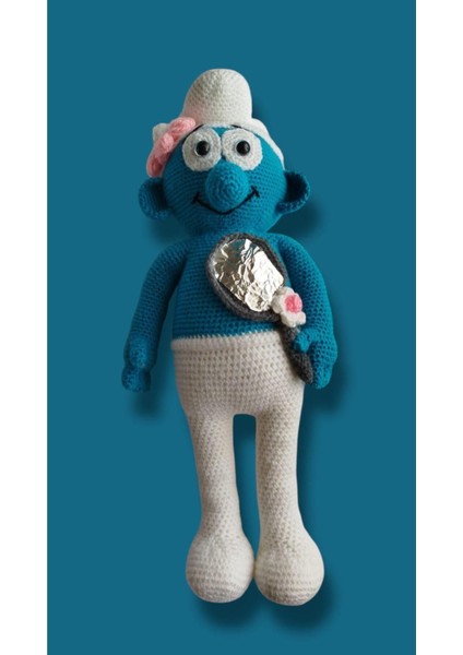 Elite Amigurumi Süslü Şirin 1 Adet