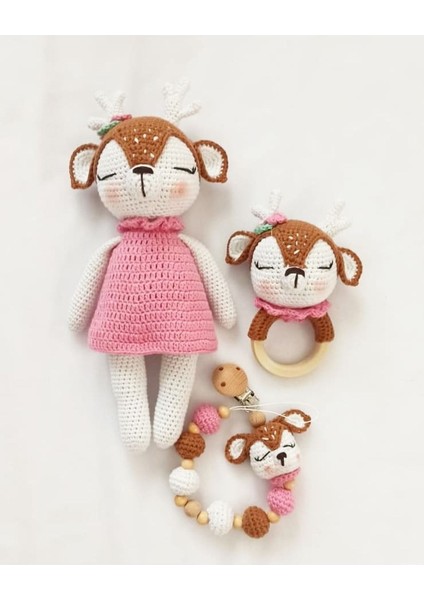 Elite Amigurumi Mia Geyik Set 1 Adet