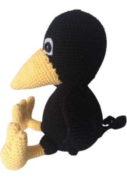 Sevimli Karga Amigurumi Organik Oyuncak 1 Adet modelleri