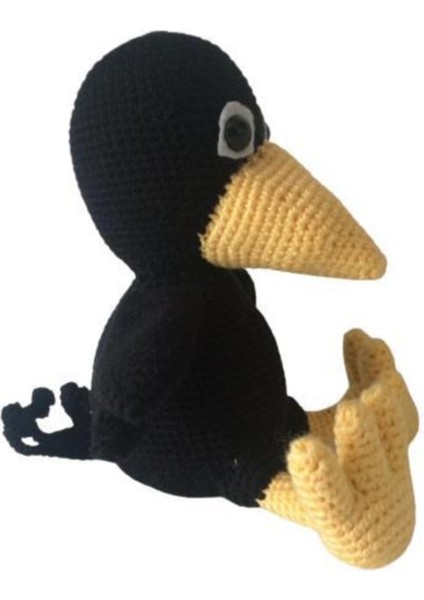 Sevimli Karga Amigurumi Organik Oyuncak 1 Adet fırsatları