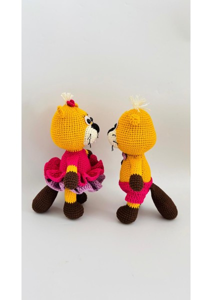 Kunduz Takımı Amigurumi Organik Oyuncak 1 Adet modelleri