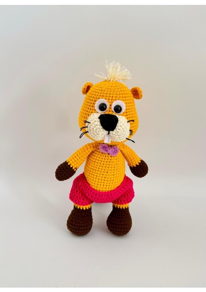 Kunduz Takımı Amigurumi Organik Oyuncak 1 Adet fırsatları