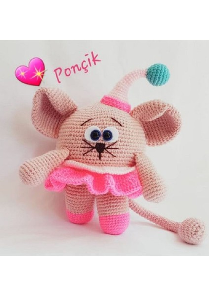 Ponçik Amigurumi Organik Oyuncak 1 Adet