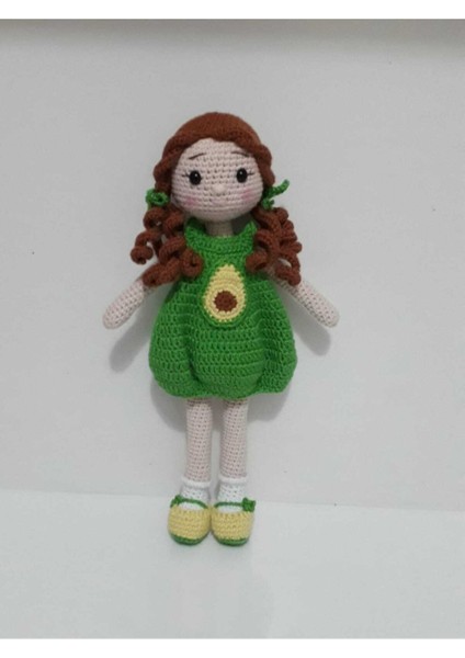 Avokado Bebek Amigurumi Organik Oyuncak 1 Adet