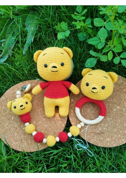Amigurumi Ayı Winnie Set 1 Adet