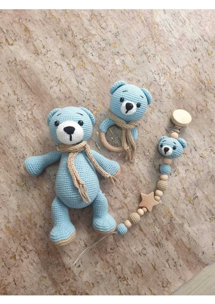 Amigurumi Organik Örgü Oyuncak Set 1 Adet