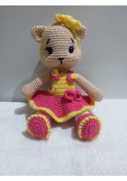 Minnoş Kedi Amigurumi Organik Oyuncak 1 Adet