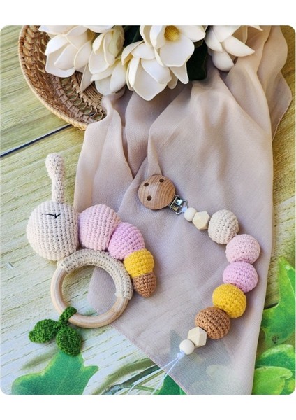 Elite Amigurumi 2li Tirtil Çıngırak Set 1 Adet