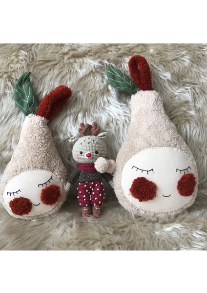 Amigurumi Geyik Kırlent Set 1 Adet