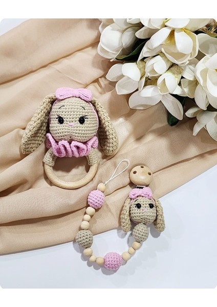 Elite Amigurumi Tavşan Linda 2li Set - Oyun Arkadasi 1 Adet
