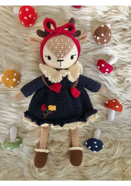 Amigurumi Geyik Oyuncak Christmas 1 Adet
