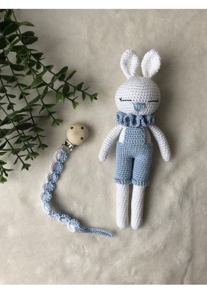 Elite Amigurumi Blue Bunny 1 Adet