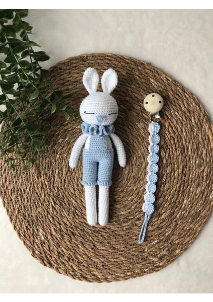Elite Amigurumi Blue Bunny 1 Adet