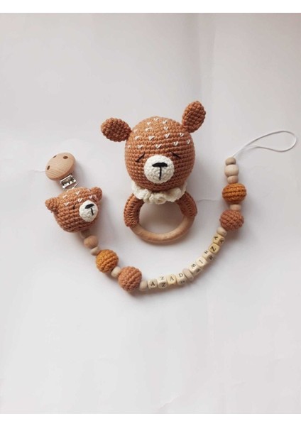 Elite Kahve Ria Geyik Set - Amigurumi Set - Amigurumi Oyuncak 1 Adet