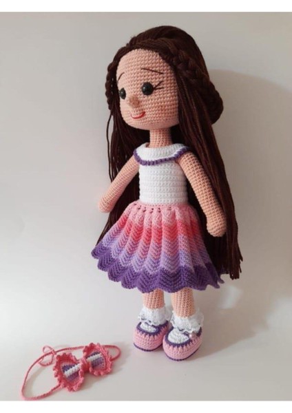 Lavanta Karnavalı Bebek Amigurumi Organik Oyuncak 1 Adet modelleri