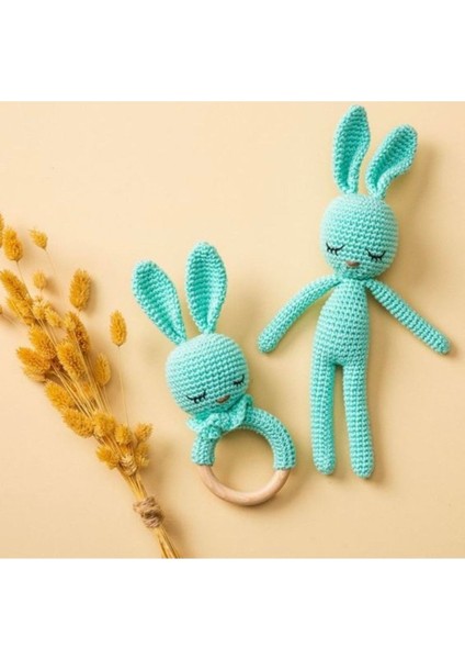 Amigurumi Örgü Oyuncak 2'li Set Uyku Arkadaşı-Hayvan Figürlü Oyuncak-Bebek Oyuncak 1 Adet