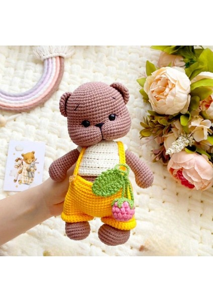 Elite Amigurumi Tulumlu Chubby Ayıcık 1 Adet