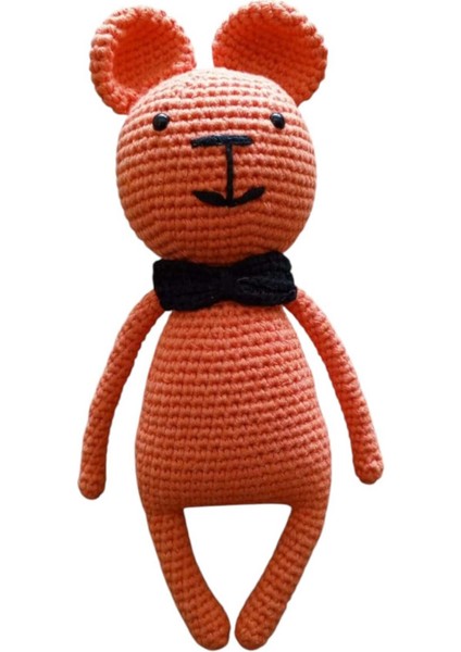 Elite Amigurumi Organik Oyuncak Turuncu Bey 25 cm 1 Adet