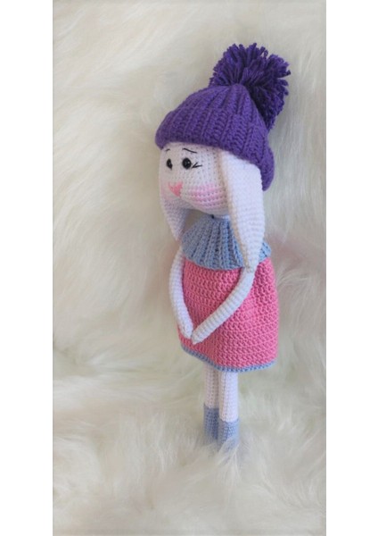 Tavşan Vilma Amigurumi Organik Örgü Oyuncak 1 Adet modelleri