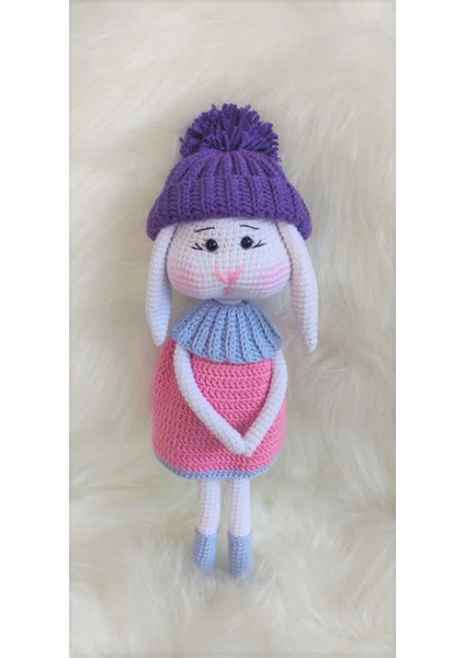 Tavşan Vilma Amigurumi Organik Örgü Oyuncak 1 Adet fırsatları