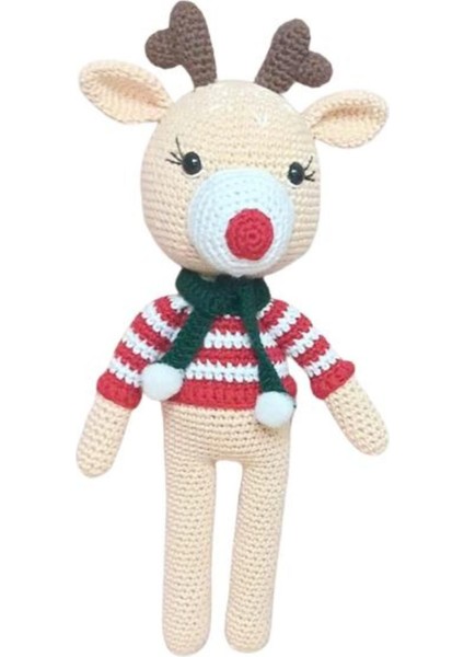 Geyik Ren Amigurumi Organik Oyuncak 1 Adet