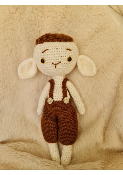 Amigurumi Örgü Sevimli Kuzucuk 1 Adet