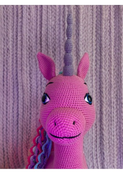 Elite Amigurumi Unicorn 40CM Pembe 1 Adet