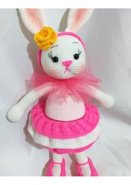 Süslü Sevimli Tavşan Amigurumi Organik Oyuncak 1 Adet fiyatları