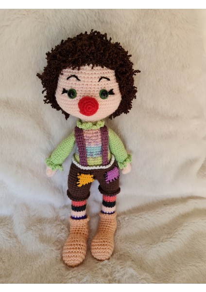 Amigurumi Oyuncak Örgü Palyaço Bebek 1 Adet fiyatları