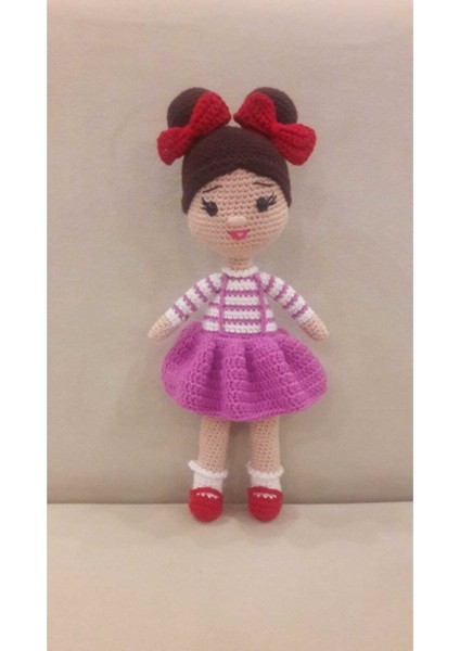 Şirin Kız Amigurumi Organik Oyuncak 1 Adet