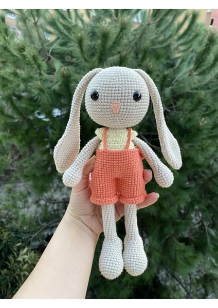 Elite Organik Oyuncak - Amigurumi Uzun Kulak Tavşan 1 Adet
