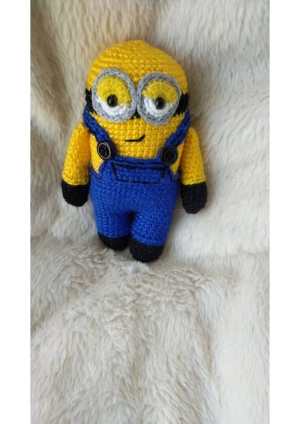 Amigurumi Oyuncak Örme Minyonlar Çizgi Film Karakteri 1 Adet