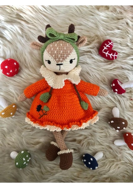 Amigurumi Geyik Oyuncak Christmas 1 Adet