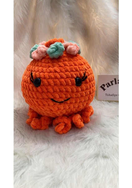 Amigurumi Prenses Ahtapot Oyuncak 1 Adet
