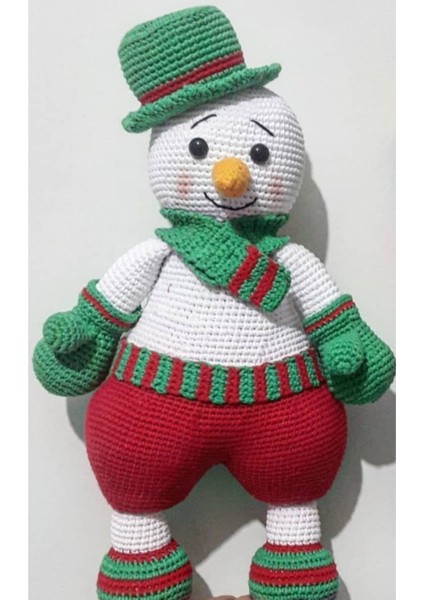 Tonton Kardan Adam Amigurumi Organik Oyuncak 1 Adet