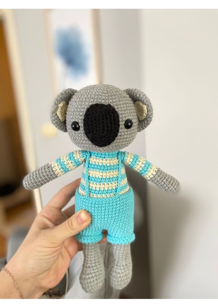 Elite Amigurumi Uyku Arkadaşı Örgü Oyuncak Koala 1 Adet