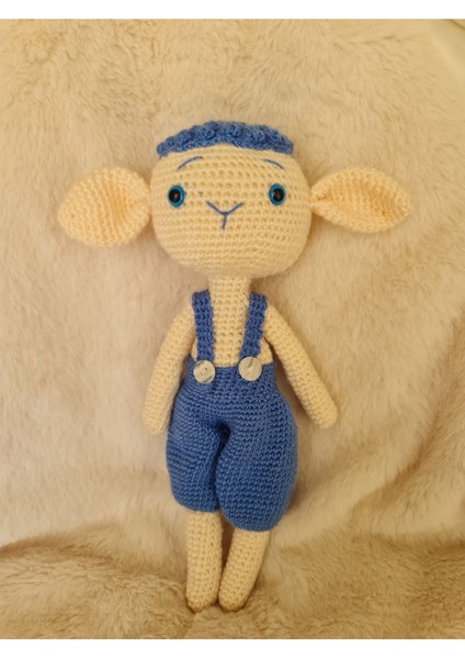 Amigurumi Örgü Sevimli Kuzucuk 1 Adet