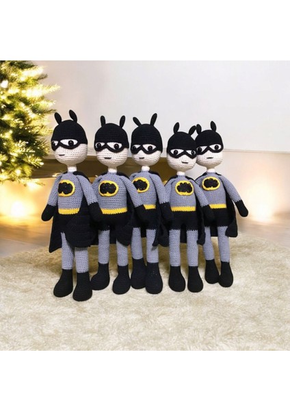 Amigurumi Oyuncak Batman 30 cm 1 Adet