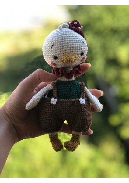 Amigurumi Ördek Yılbaşı Temalı Oyuncak 1 Adet fiyatları