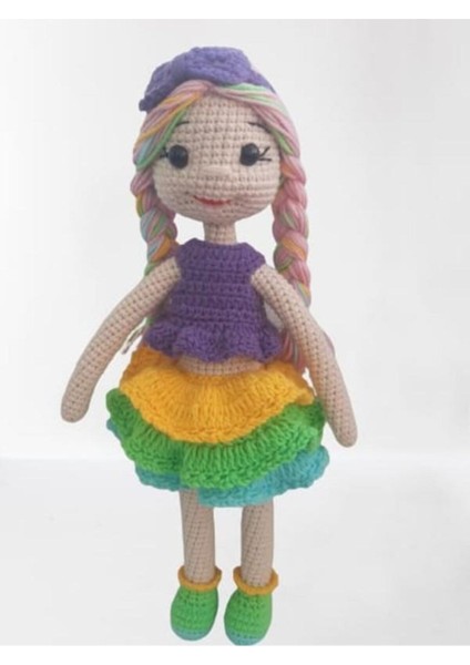 Pamuk Şeker Bebek Amigurumi Organik Oyuncak 1 Adet
