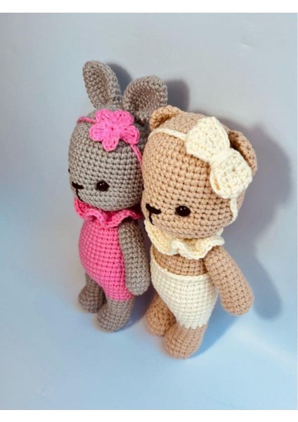 Mami ile Mimi Amigurumi Organik Oyuncak 1 Adet fiyatları