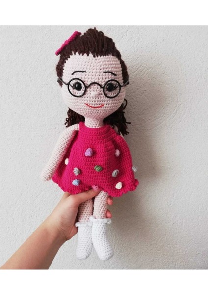 Gülçiçek Bebek Amigurumi Organik Oyuncak 1 Adet