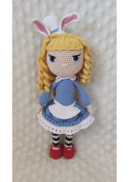 Alice Bebek Amigurumi Organik Oyuncak 1 Adet