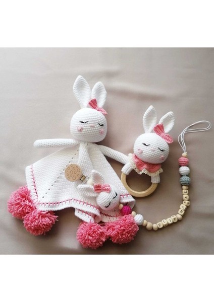 Masalımsı Uyku Arkadaşı Seti Amigurumi Organik Oyuncak 1 Adet